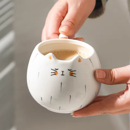 Cute Cat Ceramic Coffee Mug