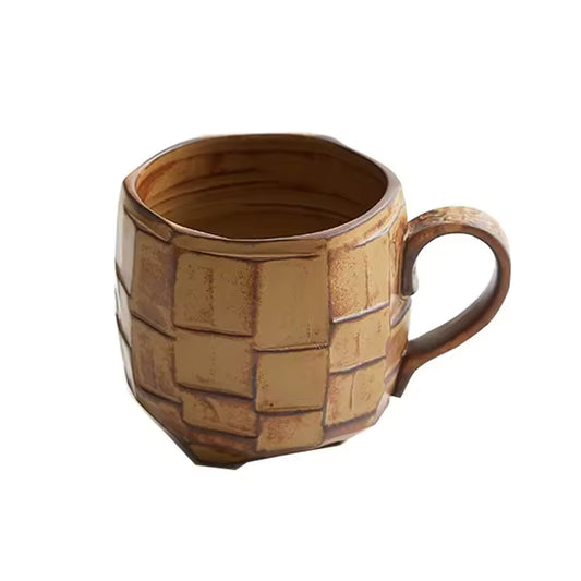 Vintage Handmade Ceramic Coffee Mug