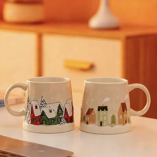 Winter Village Snow House Mug 12oz